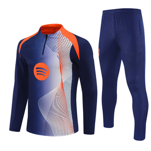 Nuova Collezione 2025: Tuta da Allenamento in Fibra di Poliestere a Maniche Lunghe per Adulti e Bambini, Completo da <span class=keywords><strong>Calcio</strong></span> per Bambini - Product Image 1
