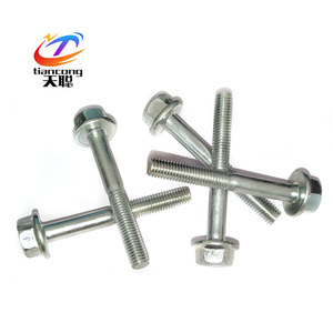 Bán Sỉ Bu Lông Mặt Bích Lục Giác DIN 6922 Màu Mạ Kẽm Chất Lượng Cao Có Chuôi Giảm - Product Image 5