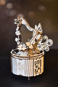 Boîte à musique en bois TONGMUQU Muqu, kit de bricolage pour les 14 ans et plus, cadeau d'anniversaire unisexe avec fonctions musicales - Product Image 5