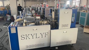 Nueva Línea de Producción, Precio de Fábrica, Máquina Automática de Alta Velocidad para Fabricar Vasos de Papel para Café, Máquina de Bajo Nivel de Fallos - Product Image 3