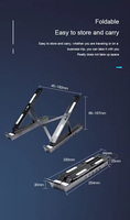 Support pour ordinateur portable avec logo personnalisé, support pour ordinateur portable de jeu, nouveau modèle, avec 6 angles réglables, 9 modes d'éclairage RVB, 3 hubs USB
