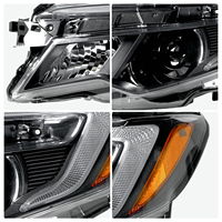 Ensemble de phares avant pour Honda Pilot 2016-2020, phare avant, spécifications américaines, prise 4 broches