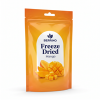 Herbruikbare ziplock zak met aangepast logo voor diepvries fruit (aardbeien, frambozen, kersen)