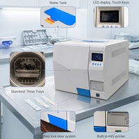 Autoclave Dental de Sobremesa, Esterilizador a Vapor de Alta Presión de 20L, Clase B, Equipo de Esterilización de Sobremesa
