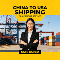 Manutention sécurisée des marchandises, fret maritime DDP Chine vers les États-Unis pour l'expédition de marchandises générales avec LCL+Express, assistance 24/7 et assurance