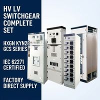 Wanbo-246 Venta Caliente Conjunto Completo de Aparamenta de Alta y Baja Tensión HXGN15 KYN28A GCS 12kV IEC 62271 Fábrica de Gabinetes Eléctricos