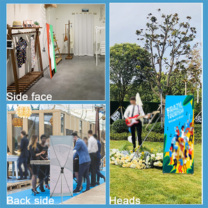 Suporte de Banner X de Alumínio Personalizado para Publicidade Externa com Impressão Digital e Peças Plásticas - Product Image 5