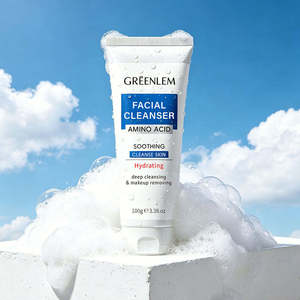 GREENLEM Nettoyant Visage aux Acides Aminés, Infusé aux Herbes et Vitamine C, Purifiant, Nettoyage en Profondeur, Contrôle du Sébum, Hydratant, Marque Privée - Product Image 2