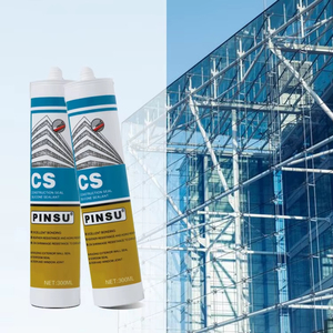 PINSU CS Mastic silicone neutre imperméable et résistant aux intempéries, adhésif pour verre, pour murs-rideaux et véranda - Product Image 2