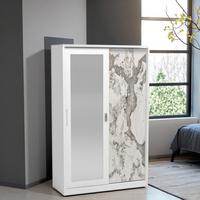 Armoire en fer au design Offre Spéciale moderne Armoire à 2 portes en acier/métal Almirah pour meubles de chambre d'enfants avec motif d'impression