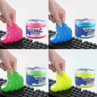 Kit de gel nettoyant super efficace pour l'intérieur de la voiture, gel nettoyant universel pour la poussière, nettoyant pour clavier, ordinateur portable, voiture