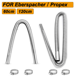 Tubo de Escape de Acero Inoxidable de 60 cm y 120 cm, Piezas Automotrices Universales para Automóviles - Product Image 5