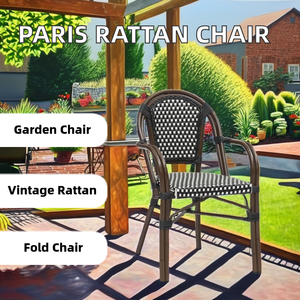 Silla <span class=keywords><strong>de</strong></span> mimbre <span class=keywords><strong>de</strong></span> bambú <span class=keywords><strong>de</strong></span> París cocina jardín Patio césped café restaurante exterior Interior <span class=keywords><strong>precio</strong></span> al por mayor estilo francés comedor café - Product Image 6