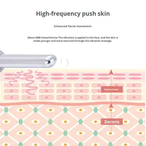 Mặt Nạ Dưỡng Da FEIKA, Que Nâng Cơ, Kim Loại & Nhựa, Sạc USB, Làm Nóng, Rung, Vi Điện, Model XK-6 - Product Image 5