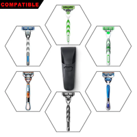 Étui de rasoir pour voyage, en silicone, étanche, pour Gillette Parker Merkur, étui de rasoir souple, housse de transport