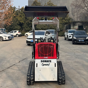 จัดส่งฟรี CE EPA รถตักล้อยางขนาดเล็ก ดีเซล รถตักหน้า รถตักล้อเดียว ระบบ PLC เกียร์ มอเตอร์ ปั๊ม แบริ่ง ผลิตในจีน สำหรับตลาดทั่วโลก - Product Image 3