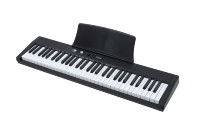Fábrica al por mayor profesional 61 teclas música Piano Electrónico y órgano con 128 tonos 128 ritmos teclado dual