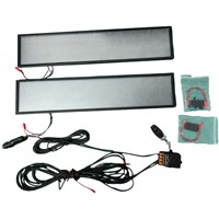 Cache-plaque d'immatriculation électrique coloré avec écran LCD, film noir anti-buée, protection de la vie privée, télécommande, cadre en acier inoxydable, norme UE
