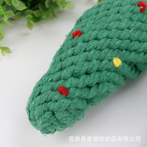Jouet à mâcher pour chien en forme de sapin de Noël, 115g, 18cm, pour la dentition et le nettoyage des dents, petit jouet pour chiot, origine Cangnan - Product Image 3