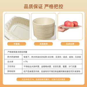 <b>Biodegradable</b> Three Compartment Square Hamburger Box Sugarcane Bagasse Food Grade <b>Packaging</b> For Souffle And Meals - Product Image 4