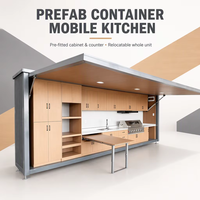 Cuisine extérieure mobile, station de cuisson modulaire pour le glamping, le camping et les sites de réception