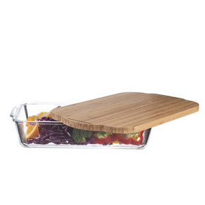 Eco amigable rectangular bandeja con servir microondas bandeja <span class=keywords><strong>y</strong></span> tapa - Product Image 4