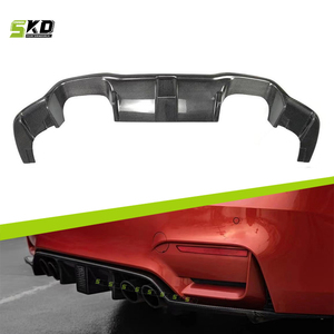 Pour BMW 2015 à 2021 F87 M2 M2C diffuseur de pare-chocs arrière en Fiber de carbone sèche Style <span class=keywords><strong>K</strong></span> avec feu stop diffuseur de pare-chocs arrière - Product Image 2