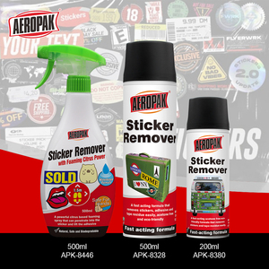 Aeropak 500ml botella coche vidrio pegatina pegamento agente de disolución etiqueta adhesiva removedor Spray para eliminar residuos de cinta - Product Image 6