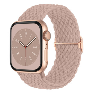 Correa de Nailon Trenzada Ajustable BEEFLYPOWER Directo de Fábrica, Correa de Tela con Dijes <span class=keywords><strong>para</strong></span> <span class=keywords><strong>Apple</strong></span> <span class=keywords><strong>Watch</strong></span> Series 10 11 42MM 46MM - Product Image 5