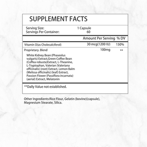 Pilules de qualité supérieure pour réguler le transit intestinal, efficaces pour perdre du poids, capsules brûle-graisses nocturnes avec extrait de mélisse - Product Image 2