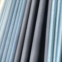 Tissu occultant en polyester triple tissage, protection UV, isolation thermique, motif végétal moderne imprimé, doublure de rideau personnalisable