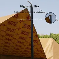 Tente gonflable de type maison pour l'extérieur, colonne d'air en PVC améliorée, auvent en Oxford 210D, tente portable, tente d'air de camping Forenia pour l'extérieur