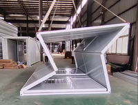 Maison conteneur pliable 20FT, module de maison préfabriquée, maisonnette économique, maison portable, pièce équipée