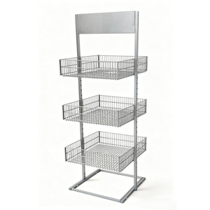 Kệ trưng bày tùy chỉnh cho bánh quy, Giá bán lẻ thương mại 4 tầng cho kẹo/bánh quy/sô cô la/mứt/Kẹo cao su/Chip - Product Image 5