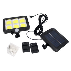 Lámpara Solar de Pared LED COB para Jardín, Iluminación Nocturna, Ajustable, con Panel Solar Impermeable - Product Image 3