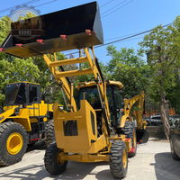 Chargeuse-pelleteuse CAT d'occasion économique 420F 416E 430F, excavatrice sur roues usagée, engin de construction à vendre