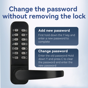 Kasman nguồn giá cơ chế kết hợp khóa cửa cũ mã cơ khí kết hợp khóa chống nước an toàn khóa cửa điện tử thông minh - Product Image 5