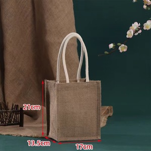 Bán Buôn Đồng Bằng Mua Sắm Tùy Chỉnh In Lớn Tự Nhiên Sinh Thái Thân Thiện Với Tùy Chỉnh Đay Mua Sắm Túi Tote Túi Bán Buôn Cho Quà Tặng Logo - Product Image 5