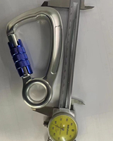 Mousqueton d'escalade en aluminium à œil fixe 30kN, crochets de sécurité robustes, connecteurs d'escalade pour alpinisme, travaux en hauteur, sauvetage
