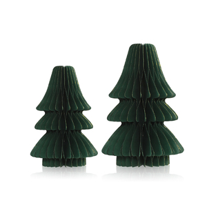 Enfeites de papel em formato de favo de mel para árvore de Natal, decoração de Natal, enfeites de papel CS-207 - Product Image 3