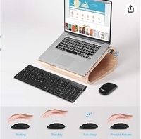 Ensemble clavier et souris USB sans fil rétroéclairé RVB 104 touches Combo ordinateur compact Standard pour HP/Lenovo pour ordinateur portable Mac