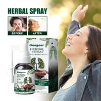 Googeer Traitement Bio Jetable à Base de Plantes pour Congestion Nasale, Rhinite et Sinusite – Nettoyant et Réparateur Corporel en Spray Nasal
