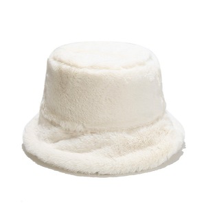 Chapeau d'hiver neutre en velours pelucheux à large bord pour adultes-pour le cyclisme de voyage-Chapeaux de pêche décontractés en fourrure pour hommes - Product Image 6