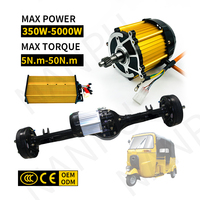 Kit de conversion de camion électrique EV 48V-72V étanche avec contrôleur de moteur BLDC 1000W pour tricycle électrique
