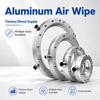 Lame d'air circulaire en alliage d'aluminium pour séchage et élimination de l'eau sur câbles, fils, tuyaux et conduites, à 360 degrés, personnalisable OEM