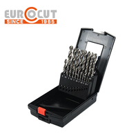 EUROCUT BC M2 6542 HSS Outils de perçage droits Forets hélicoïdaux pour métal Grand ensemble
