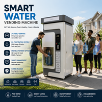 400GDP 800GDP Osmose inverse Vente à chaud Distributeur automatique d'eau purifiée et d'eau froide en libre-service à pièces