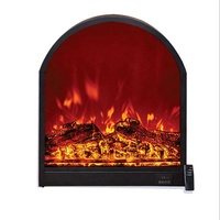Radiateurs électriques muraux modernes Cheminée 3 faces Cheminées électriques 40 50 60 70 80 90 100 Inch Insert Led Light Flame Effect