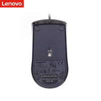 Mouse Optik Berkabel Lenovo PS2 untuk Rumah Kantor Bisnis