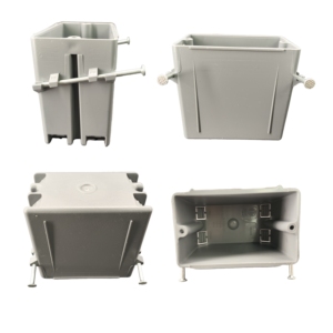 Caja <span class=keywords><strong>de</strong></span> Conexiones Eléctrica ETL <span class=keywords><strong>de</strong></span> 1 Grupo, Nueva, para Interruptor y Enchufe, 22 Cu, No Metálica, para Instalación <span class=keywords><strong>de</strong></span> Cableado en Pared - Product Image 2